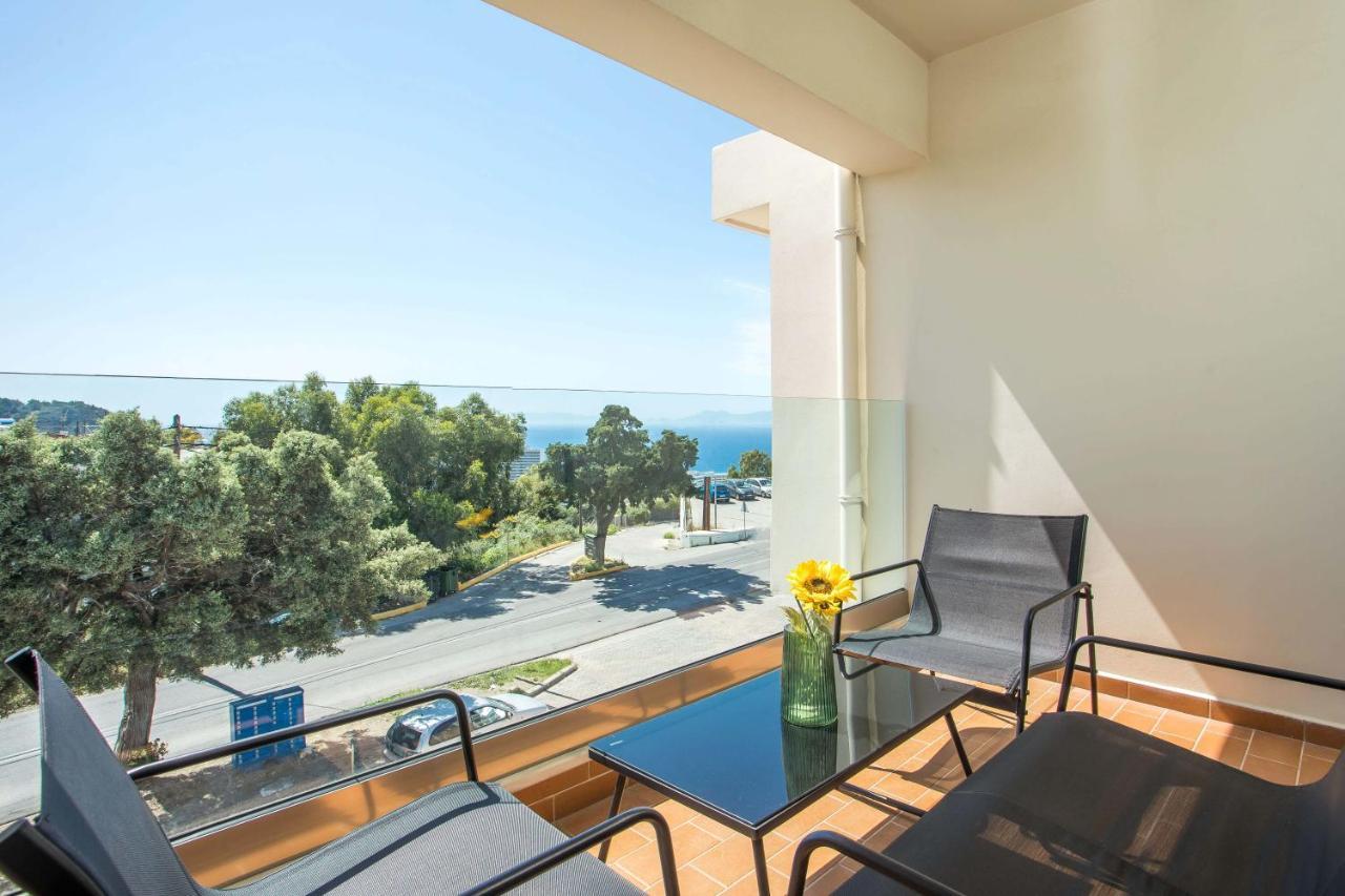 Eden Sunflower - Luxurious Apartment With Sea View Rhodes City Εξωτερικό φωτογραφία